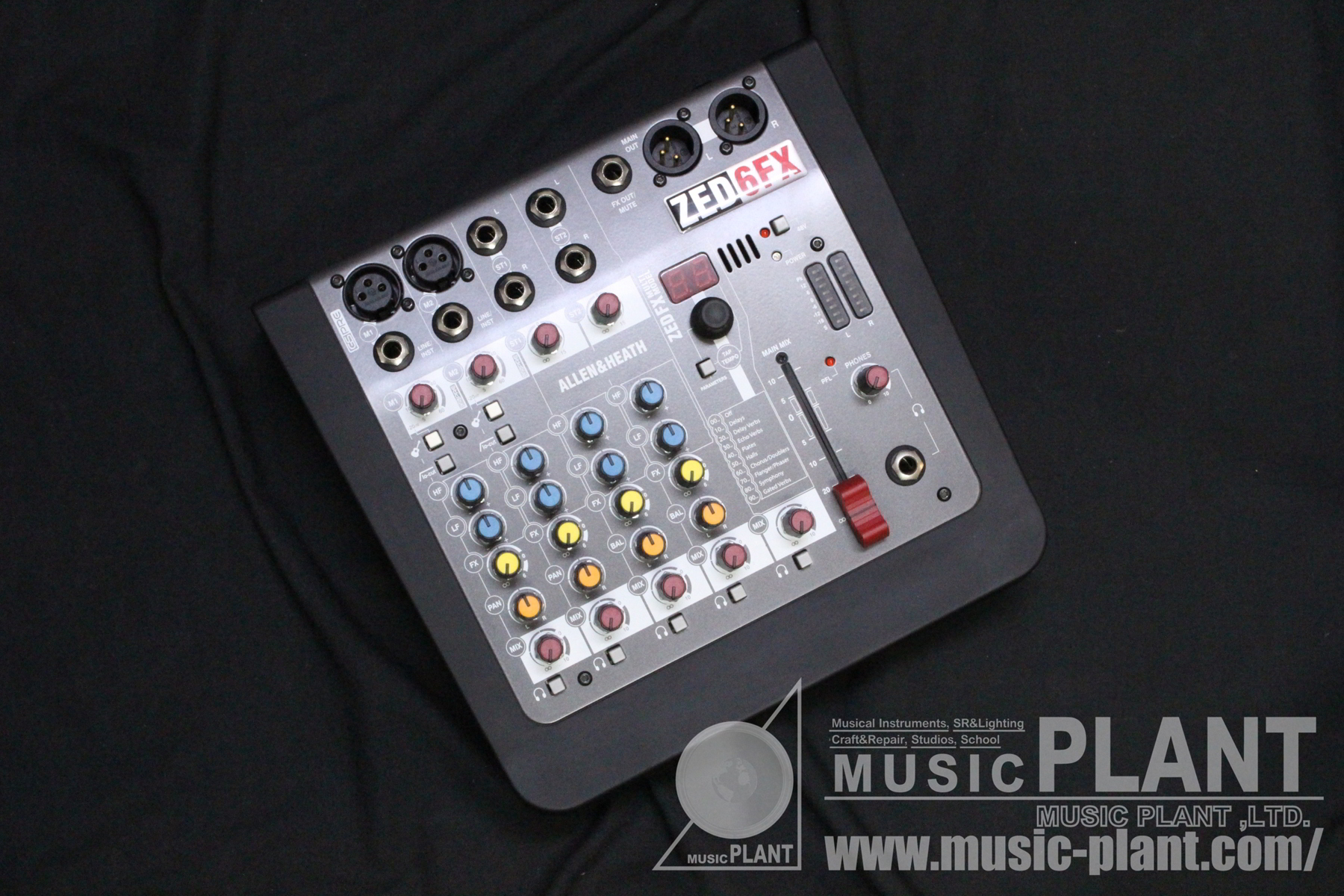 ALLEN & HEATH ZEDシリーズ コンパクトミキサーZED-6FX中古品