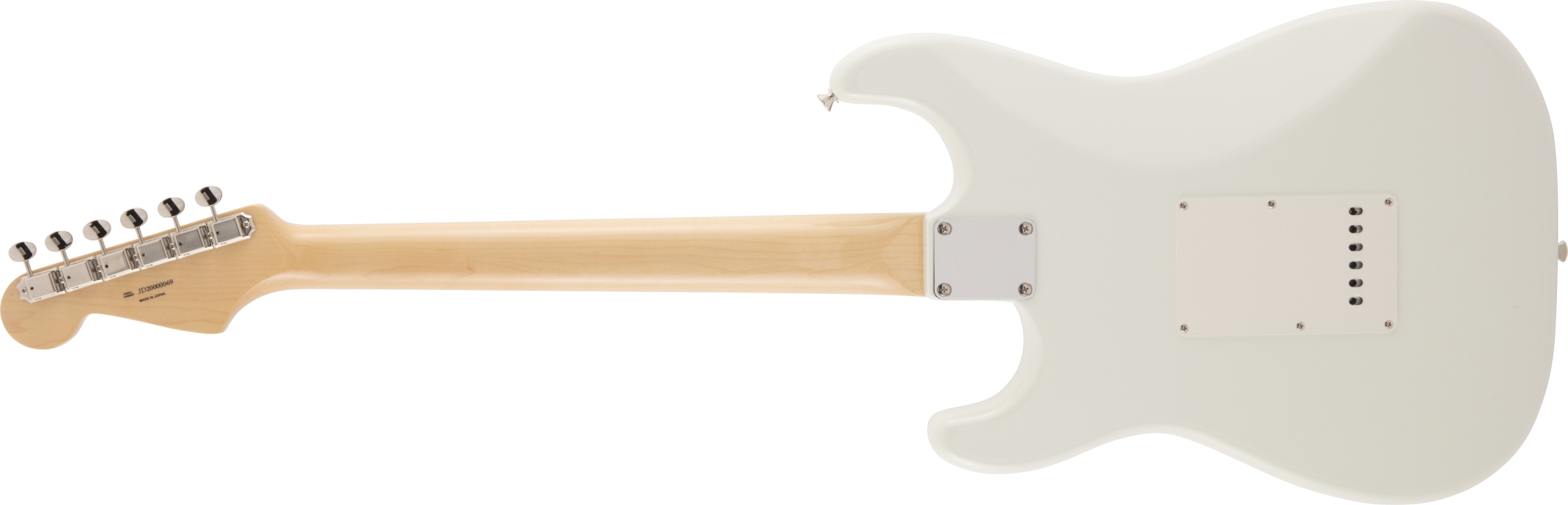 Made in Japan Traditional 60s Stratocaster Olympic White背面画像 Made in Japan Traditional 60s Stratocaster Olympic White背面画像