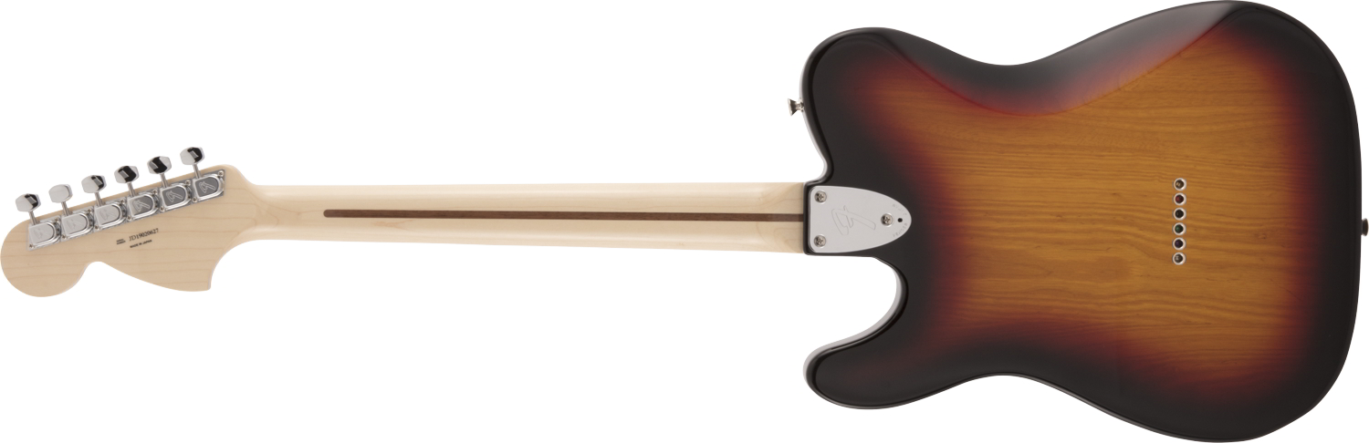 Made in Japan Traditional 70s Telecaster Deluxe 3-Color Sunburst背面画像 Made in Japan Traditional 70s Telecaster Deluxe 3-Color Sunburst背面画像
