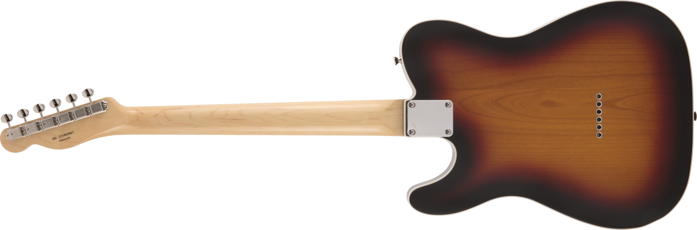 Made in Japan Heritage 60s Telecaster Custom 3-Color Sunburst背面画像 Made in Japan Heritage 60s Telecaster Custom 3-Color Sunburst背面画像