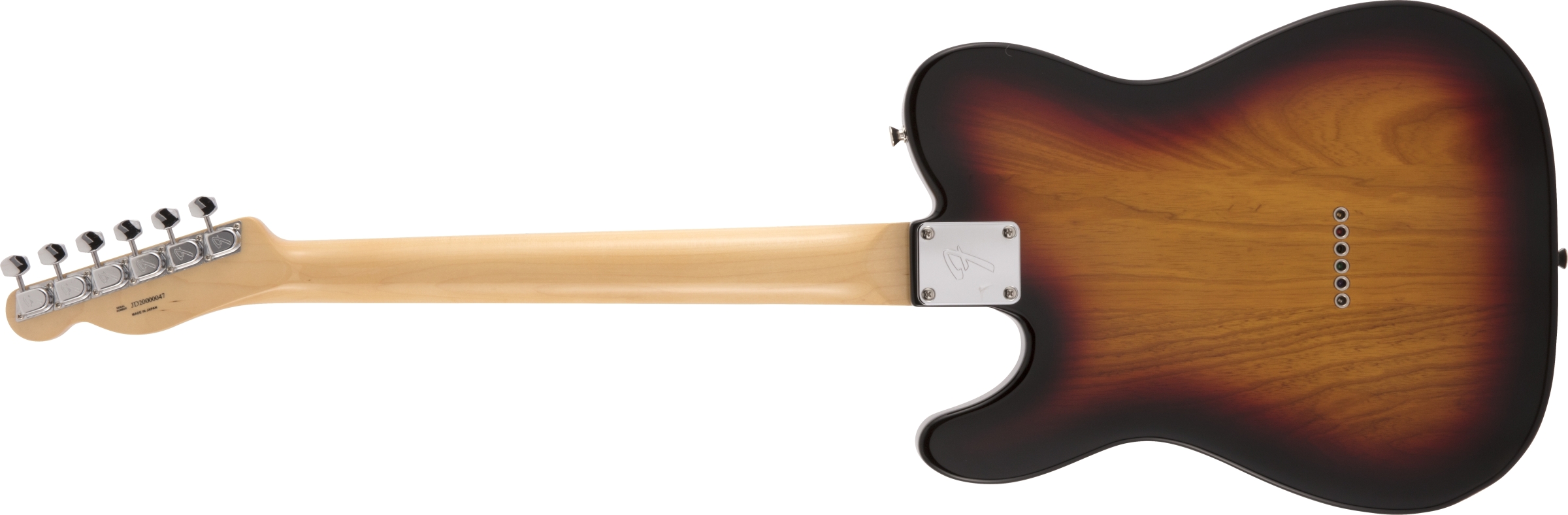 Made in Japan Heritage 60s Telecaster Thinline 3-Color Sunburst背面画像 Made in Japan Heritage 60s Telecaster Thinline 3-Color Sunburst背面画像