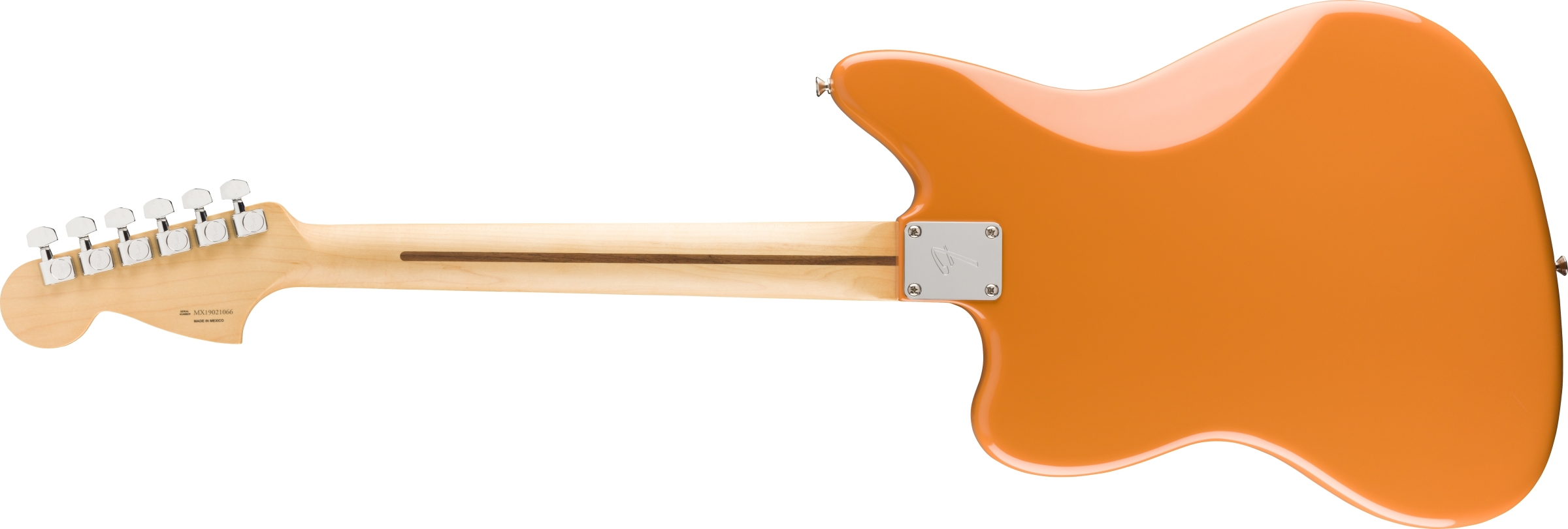 Player Jaguar Capri Orange (Pau Ferro Fingerboard)背面画像