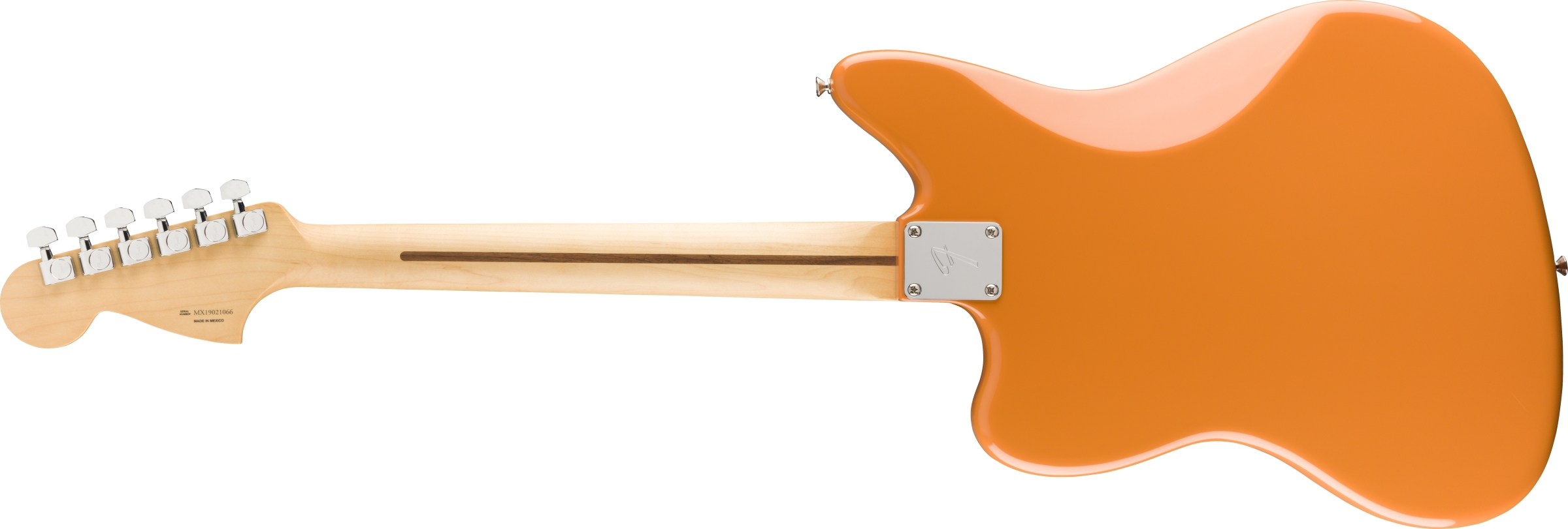 Player Jaguar Capri Orange (Pau Ferro Fingerboard)背面画像 Player Jaguar Capri Orange (Pau Ferro Fingerboard)背面画像
