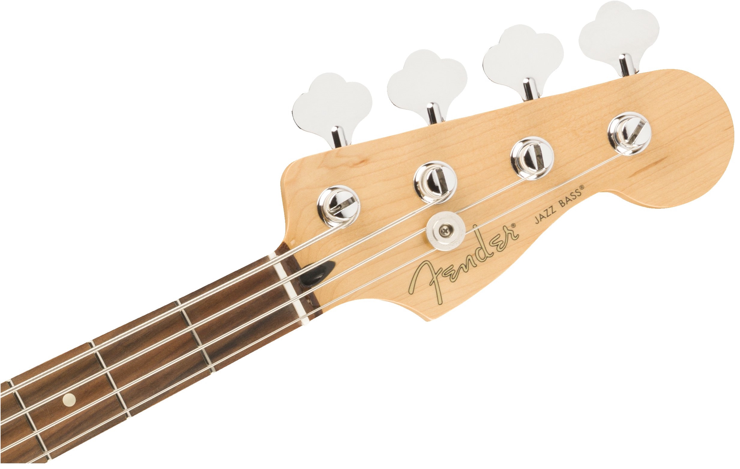 Player Jazz Bass Silver (Pau Ferro Fingerboard)ヘッド画像 Player Jazz Bass Silver (Pau Ferro Fingerboard)ヘッド画像