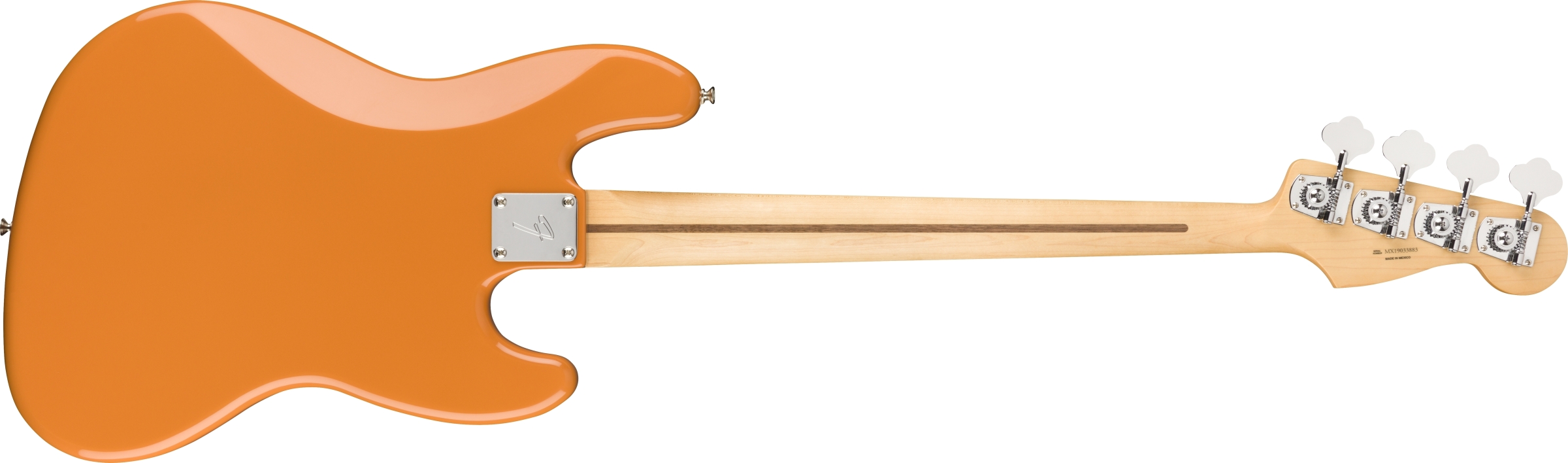 Player Jazz Bass Left-Handed Capri Orange (Pau Ferro Fingerboard)背面画像 Player Jazz Bass Left-Handed Capri Orange (Pau Ferro Fingerboard)背面画像