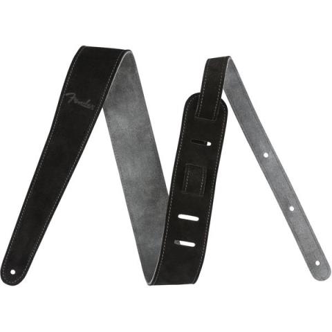 Fender-ストラップReversible Suede Strap Black and Gray