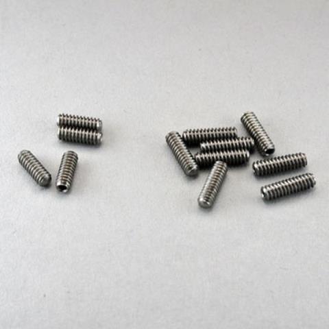 Montreux-ギター用サドルネジ9249 Saddle height screw set inch Stainless Oval Point
