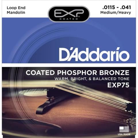 EXP75 Coated Phosphor Bronze Mandolin Strings, Medium/Heavy 11.5-41サムネイル