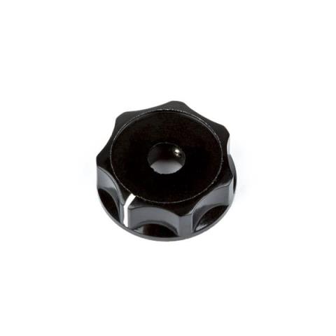 Fender-コントロールノブDeluxe Jazz Bass Lower Concentric Knob, Black