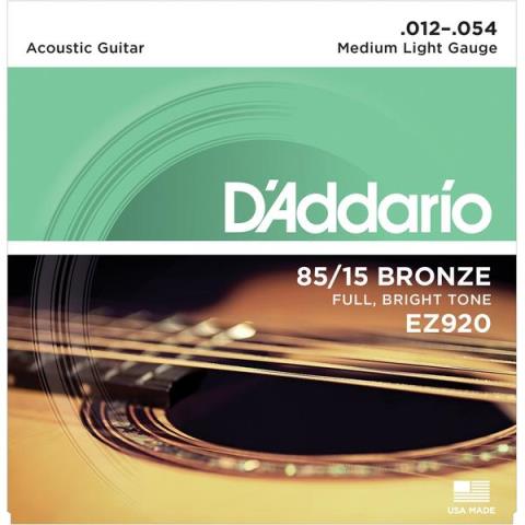 D'Addario-アコースティックギター弦EZ920 Medium Light 12-54