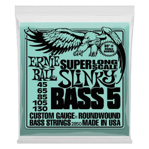 ERNIE BALL-エレキベース弦2850 Super Long 5弦 45-130
