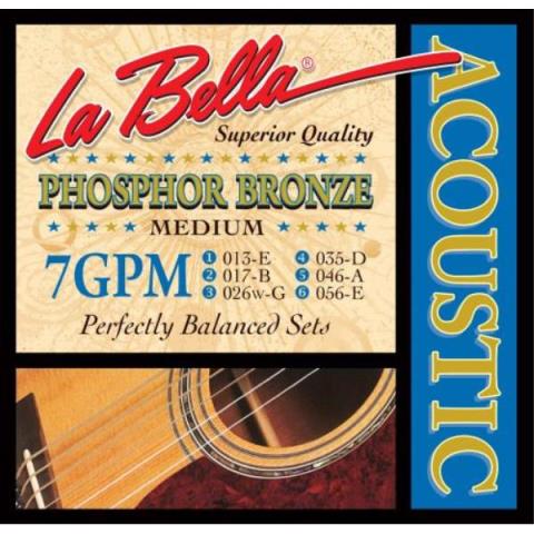 La Bella-アコースティックギター弦7ZPS Z CUSTOM 12-53