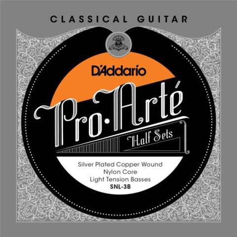 D'Addario-クラシックギター弦SNH-3B Classical Half Set Basses Hard