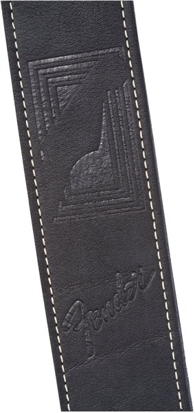 Fender ストラップFender Monogram Leather Strap, Black新品在庫状況をご確認ください | MUSIC