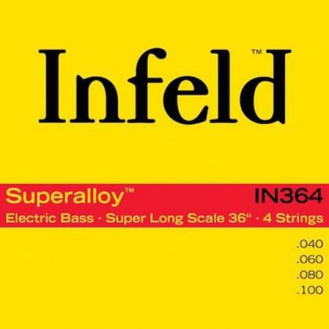 THOMASTIK INFELD-エレキベース弦IN364 Superalloy Super Long Scale Light 40-100