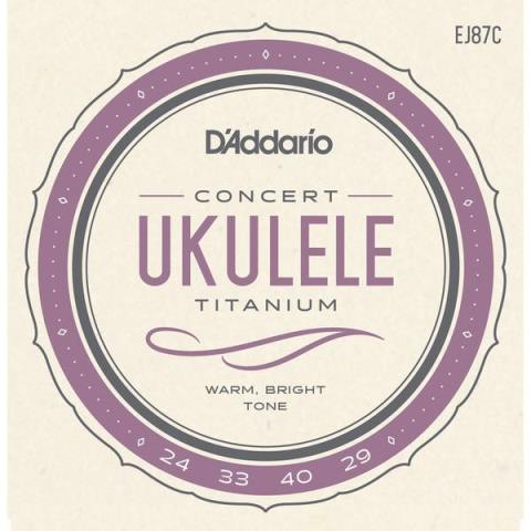D'Addario-コンサートウクレレ弦EJ87C Concert 25-29