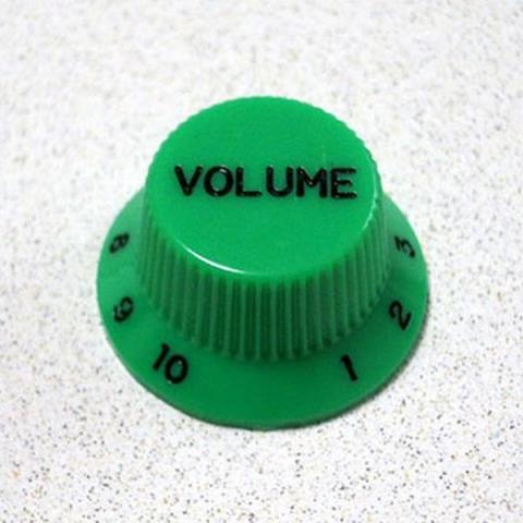 Montreux-コントロールノブ8787 Strat Volume Knob Metric Green