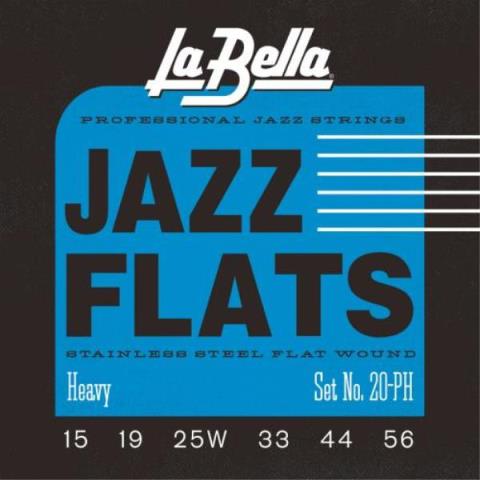 La Bella-エレキギターフラットワウンド弦
20PH Heavy 16-56