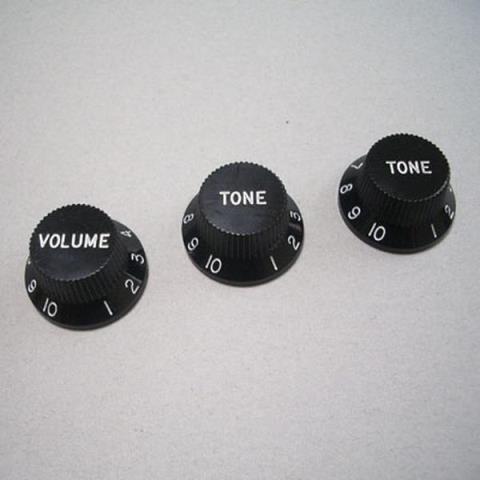 Montreux-コントロールノブセット818 Strat 1V2T knob set Black