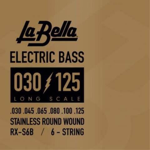 La Bella-6弦エレキベース弦RX-S6B 6弦 30-125