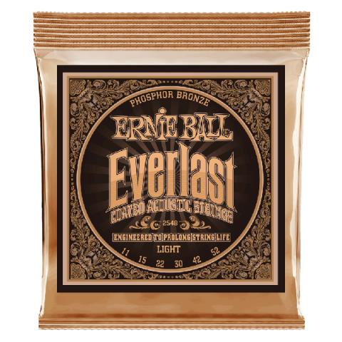 ERNIE BALL-アコギ弦2548 Light Coated Phosphor 11-52