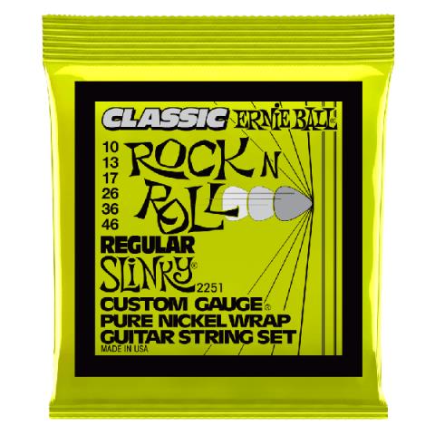 ERNIE BALL-エレキギター弦2251 Regular Slinky Classic Rock n Roll 10-46
