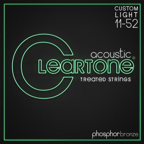Cleartone-アコースティックギター弦7411 Custom Light 11-52