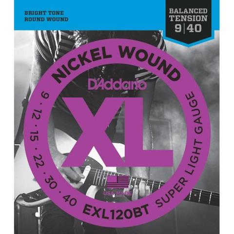 D'Addario-エレキギター弦EXL120BT Balanced Super Light 09-40