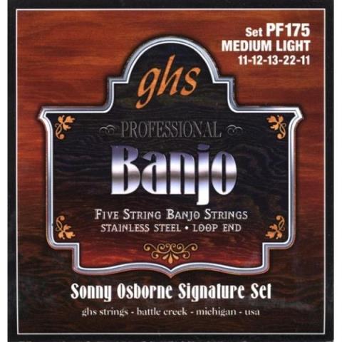 GHS-5弦バンジョー弦PF175 Banjo 11-22