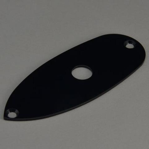 Montreux-ジャックプレート9511 Flat Jackplate for Strat Black