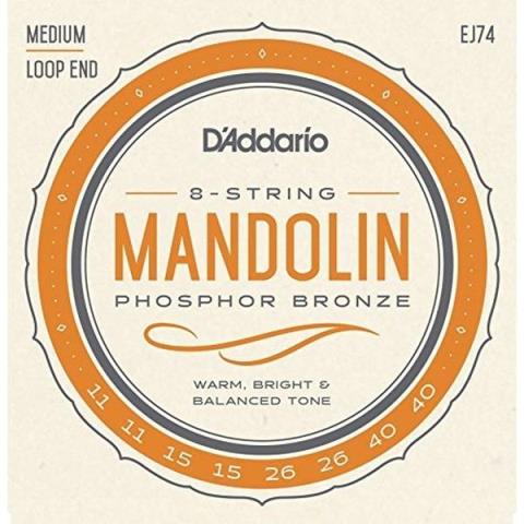 D'Addario-マンドリン弦EJ74 Medium 11-40