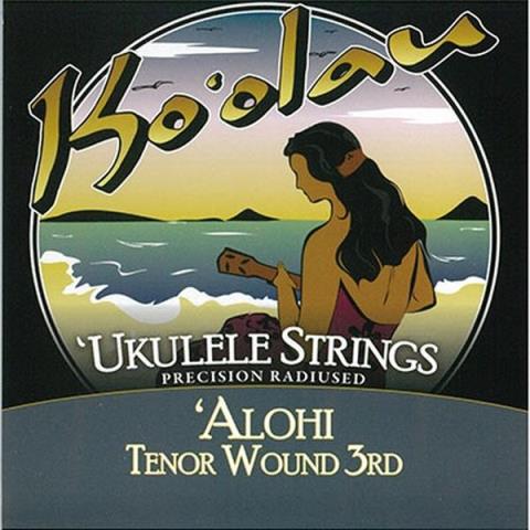 KO'OLAU-テナーウクレレ弦
ALOHI TENOR WOUND 3RD