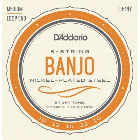 D'Addario-バンジョー弦EJ61NY Medium 10-23