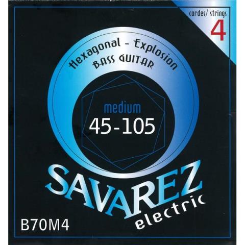 SAVAREZ-エレキベース弦B70M4 Medium 45-105