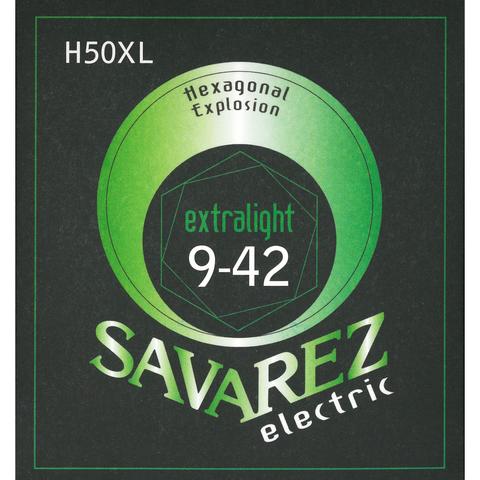 SAVAREZ-エレキギター弦H50XL Extra Light 09-42