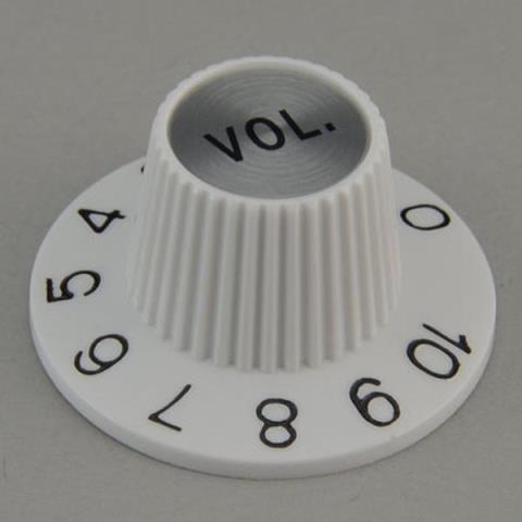 9519 Inch Sombrero Knob Volume Whiteサムネイル