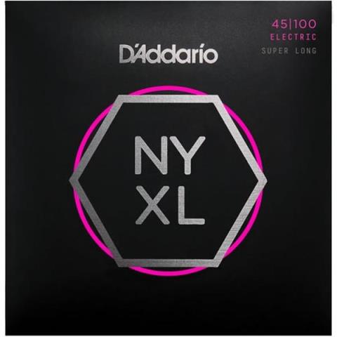 D'Addario-エレキベース弦NYXL45100SL Super Long, Regular Light 45-100