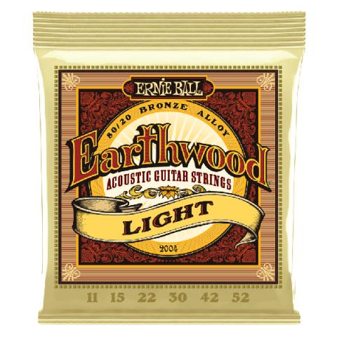 ERNIE BALL-アコギ弦2004 Earthwood Light 80/20 11-52