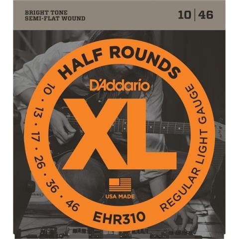 D'Addario-エレキギターハーフラウンド弦EHR310 Regular Light 10-46