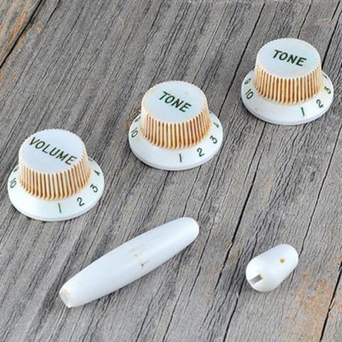 Montreux-ノブセット9542 55 Strat Knob set relic