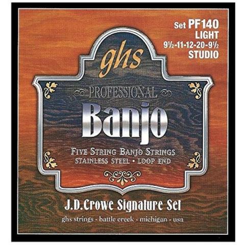 GHS-5弦バンジョー弦PF140 Banjo Light 9.5-20