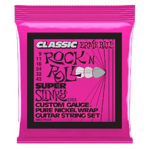 ERNIE BALL-エレキギター弦2253 Super Slinky Classic Rock n Roll 09-42