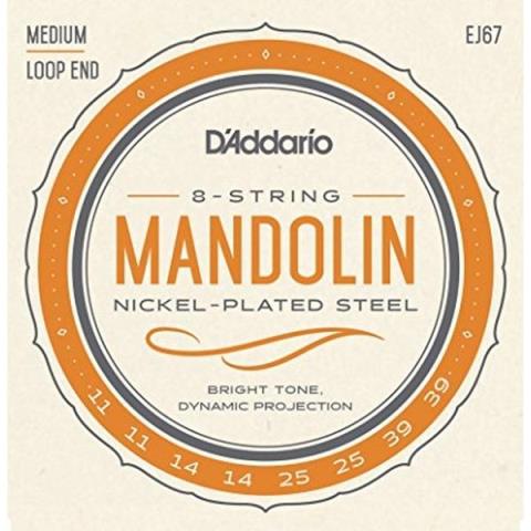 D'Addario-マンドリン弦EJ67 Medium 11-39
