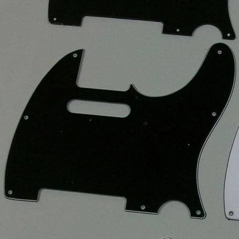 Montreux-ピックガード8154 USA TL BLACK 3PLY
