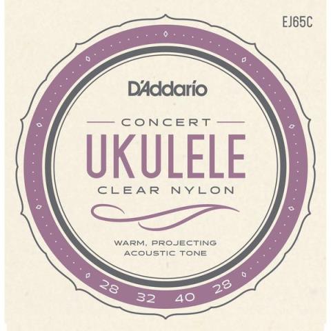 D'Addario-コンサートウクレレ弦EJ65C Concert 28-40.3