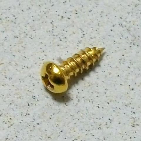 Montreux-トラスロッドカバーネジ1923 Truss rod cover screws Gold