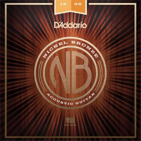 D'Addario-アコースティックギター弦NB1256 Light Top/Med Bottom 12-56