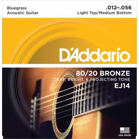 D'Addario-アコースティックギター弦EJ14 Bluegrass 12-56