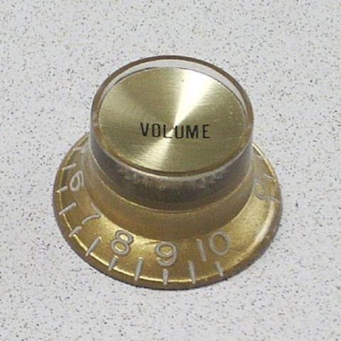 Montreux-コントロールノブ8859 Metric Reflector Knob Volume Gold (Gold Top)
