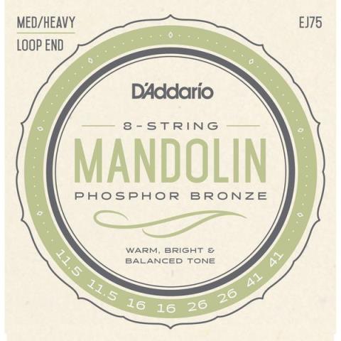 D'Addario-マンドリン弦EJ75 Medium/Heavy 11.5-41